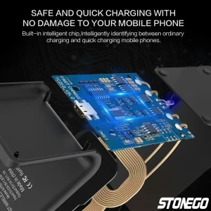 Wireless Fast Charging Dock Station Phone Holder