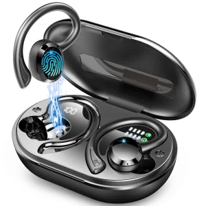 Bluetooth 5.3 On-Ear Headset, Noise Cancelling Mic, 48H
